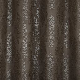 Swayam Printed Window Curtains - Set of 2 (Chocolate Brown),5 Ft image 2