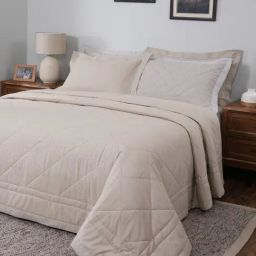 Maspar Beige Cotton Single Quilt-56