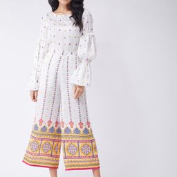 Pannkh Ethnic Printed Culotte Jumpsuit-picture-15