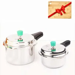 The Indus Valley Silver Stainless Steel Pressure Cookers (2.9 L)-image-33