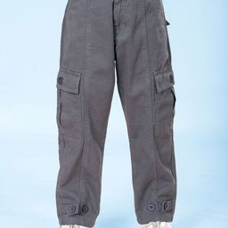 KiddoPanti Boys Relaxed Wrinkle Free Cargos Trousers-image-97
