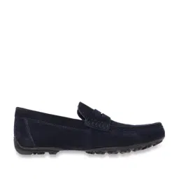Geox Men's Kosmopolis Navy Leather Casual Loafers-picture-36