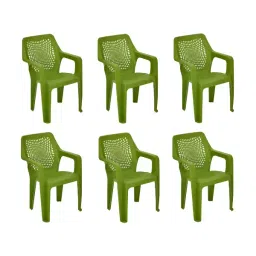 Nilkamal Plastic Lush Green Trendy Chair (Set of 6 Pcs)-image-22