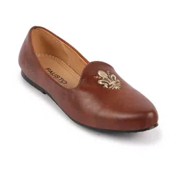 FAUSTO Men Embroidered Lightweight Mojaris-picture-17