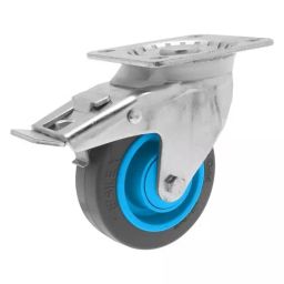 Guitel Hervieu Braked Swivel Castor Wheel 200 Kg Capacity 100 mm Wheel, 374542-image-67