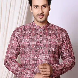 AHLAN APPARELS Geometric Embroidered Sequinned Kurta With Trouser image 5