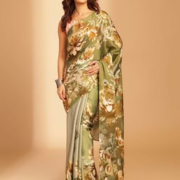 navyasa by liva Floral Printed Liva Saree-image-7