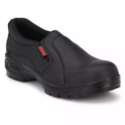 Kavacha Steel Toe Safety Shoes Slip-In Synthetic Low Ankle Rubber Sole Size UK 10 Black, S62-image-41