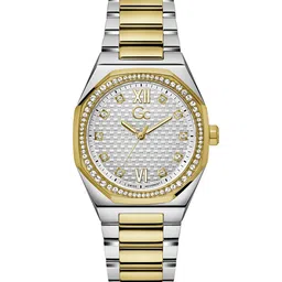 GC Women Embellished Dial Stainless Steel Bracelet Style Straps Analogue Watch Z25002L1MF-image-83