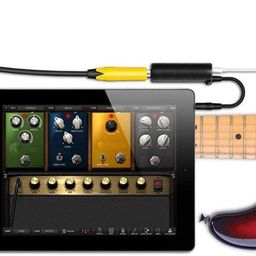 Homava Audio Interface AMP for iPod Touch, iPhone, guitar connector Multimedia audio interface, 7 X 2 X 2 cm, Black image 2
