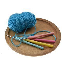 RKPM 8 Pcs Crochet Hooks Set Ergonomic Soft Handle Needles Knit Weave Craft Yarn Different Size Multi Colour image 5