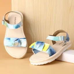 Babyoye Velcro Closure Sandals - Blue-picture-13