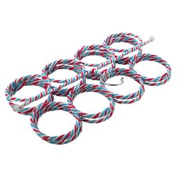 Kuber Industries Scarf HangerSpace Saving Steel Closet OrganizerHandmade 28 Rings Holder for BeltsTies & Classical Lifestyle,Multicolor,-15