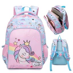 YAMAMA School Bags Cute Unicorn Backpack For Kids With Adjustable Straps Premium Design Bag For Kids Best For School Picnic Holidays - (Height 14 Inch - Multicolor)-3