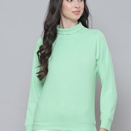 SASSAFRAS Green Ribbed Regular Top-image-87
