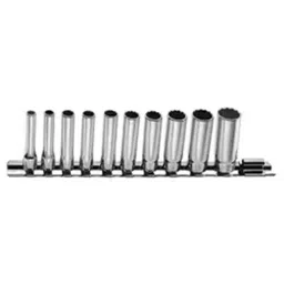 FACOM 6.35 mm (1/4 inch) Long-Reach inch 12-Point Sockets, REL.40U (Set of 10 Pcs)-11