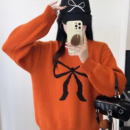 StyleCast Women Graphic Printed Pullover Sweater-picture-17