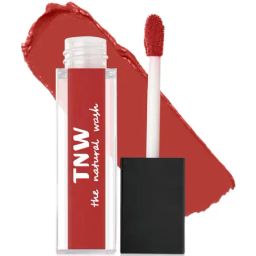 TNW-The Natural Wash Matte Velvet Longstay Mini Liquid Lipstick Spicy Coral - 1.2 ml-37