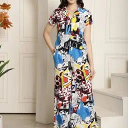 Boston Club Multicolor Printed Top With Pyjamas-40