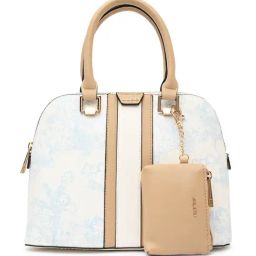 Aldo White LEGEABETHTHH Printed Medium Satchel-image-87