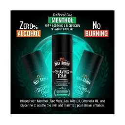 Man Arden Man Arden Shaving Foam For Sensitive Skin - 200 gm image 3