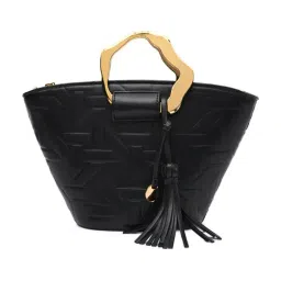 Aldo Black Overflow MALEDE Textured Medium Satchel image 2