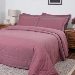 Maspar Red Cotton Single Quilt-image-36