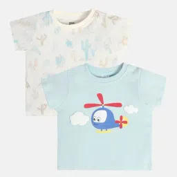 MINIKLUB Boys Multicolor Printed T-Shirt (Pack Of 2)-image-47