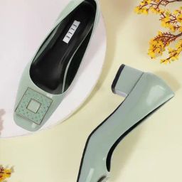 Elle Women's Green Casual Pumps-image-46