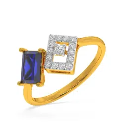 Kisna Diamond & Gold Jewellery Nia 14k (585) Diamond & Gold Ring For Women-picture-1