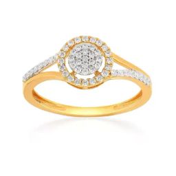 Malabar Gold and Diamonds 18k Gold & Mine Diamond Ring for Women-picture-38
