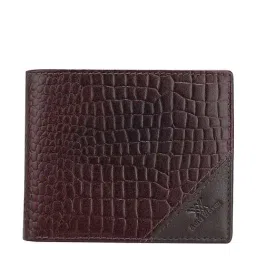 Aditi Wasan Brown Casual Leather Bi-Fold Wallet for Men-image-78