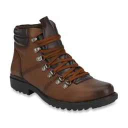 Delize Men's Brown Biker Boots-image-49