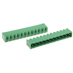 RS PRO 12 Way Pluggable Terminal Block 5.0 mm Pitch Solder Termination, 8744878-12