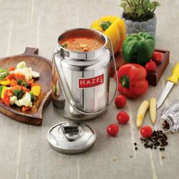 HAZEL Silver Stainless Steel Multipurpose Container (1000 ML)-6