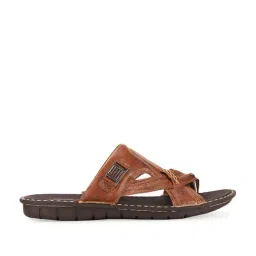Bata Men's Brown Thong Sandals-image-55