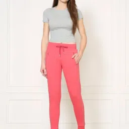 Van Heusen Orange Cotton Mid Rise Joggers-picture-35