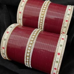 Mehpriye Alloy Gold-Plated Bangles-0