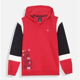 Allen Solly Boys Red & Black Printed Full Sleeves Sweatshirt-picture-13