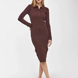 Cover Story Brown Regular Fit Dress-image-63