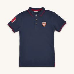 Pantaloons Junior Navy Cotton Regular Fit Polo T-Shirt-image-38