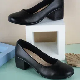 Elle Women's Black Casual Pumps-picture-35