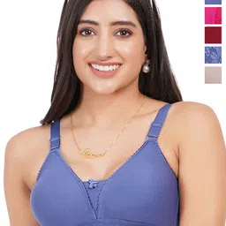 Liigne Pack Of 6 Floral Printed Full Coverage Lightly Padded Non-Wired Bra-7