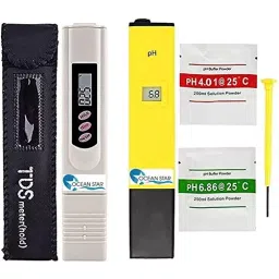 OCEAN STAR pH and TDS Meter Combo Pack JS-HMBU-AV96 Combo of 1-6
