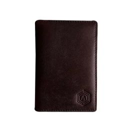 Arista Vault Brown Medium Leather Passport Holder-41