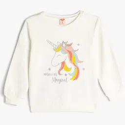 Koton Girls Graphic Printed Sweatshirt-picture-47