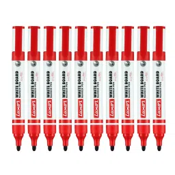 Luxor 1223 Whiteboard Marker Pens Red (Pack of 10)-24