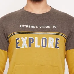 Duke Multi Regular Fit Colour Block Sweatshirt image 4