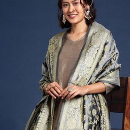 Taavi Ethnic Motifs Woven Design Legacy Dupatta-56