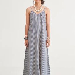 Prakriti Jaipur Indigo Strappy Jacket Dress-image-41